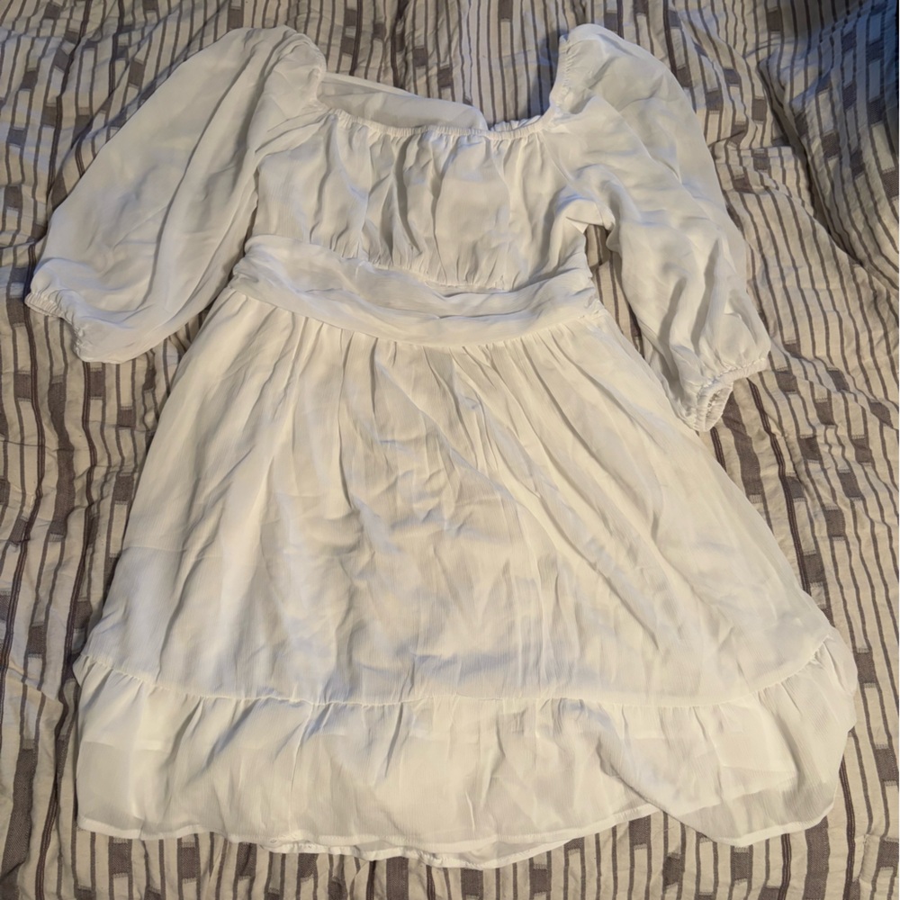 white dress